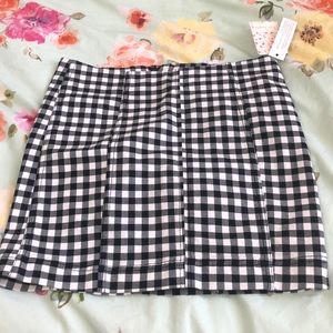 Gingham skirt